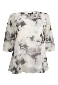 Tunic relaxed ETHEREAL - ecru - #3