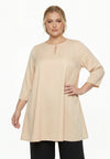 Tunic wide bottom SATIN - pink - #1