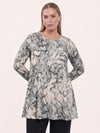 Tunic wide bottom VIPERINE - ecru