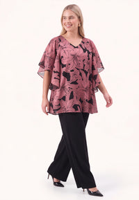 Tunic wide bottom DEVOREE - black - #4