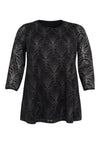 Tunic A-line SILVER LUX - black - #4