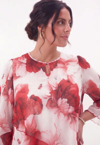 Dress A-line ISLA - red - #5