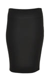 Skirt tube HEAVY jersey - black 