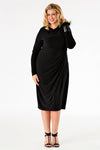 Dress draped DOLCE - black - #2