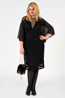 Dress lace voile sleeve - black - #2