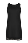 Singlet long VOILE - black