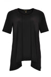 Shirt wide pointy sh sl DOLCE - black 