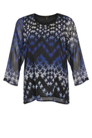 Blouse beaded HAILEY - blue - #4