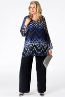 Blouse beaded HAILEY - blue - #2