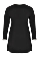 Shirt wide bot strass DOLCE - black - #3