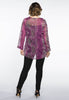 Tunic v-neck PINK SNAKE - pink - #2