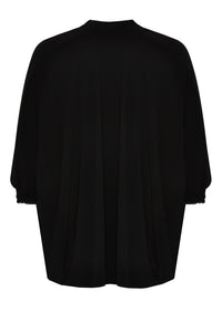 Blouse scarf lace cuff DOLCE - black - #3