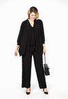 Blouse scarf lace cuff DOLCE - black - #2