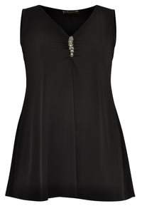 Singlet beading DOLCE - black - #4