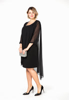 Dress voile layer DOLCE - black  - #2