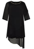 Dress voile layer DOLCE - black  - #4