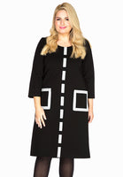 Dress ribbon INTERLOCK - black - #1