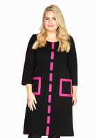 Dress ribbon INTERLOCK - black  - #1