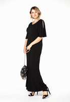 Dress long cold shoulder DOLCE - black  - #2