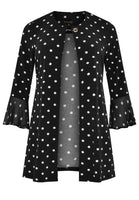 Jacket frill cuff DOTS - black  - #4