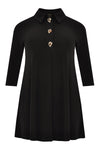Tunic wide bot polo DOLCE - black - #4
