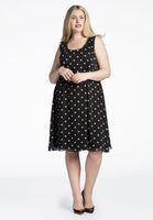 Dress sleeveless DOTS - black - #2