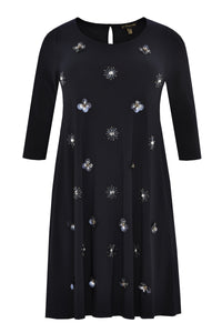 Dress beaded front DOLCE - blue - #5