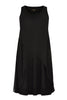 Dress pointy layer VOILE - black - #4