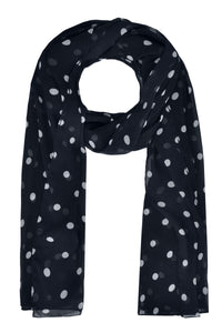 Scarf DOTS - blue - #4