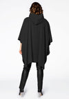 Poncho fur collar - black - #3