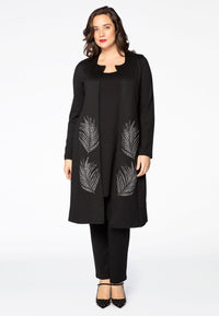 Jacket INTERLOCK palm - black - #2