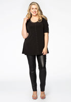 Tunic flare beaded DOLCE - black  - #2