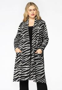 Cardigan lurex ZEBRA - black - #1