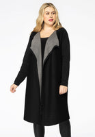 Cardigan two tone - black - #1