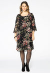 Dress FLOWER FLOCK - black 