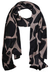 Scarf GIRAFFE - brown