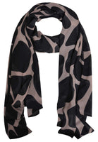 Scarf GIRAFFE - brown - #1