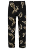 Trousers wide PALM - black  - #4