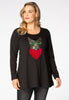 Tunic Cat flare - black 