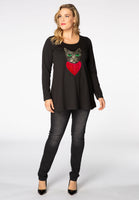 Tunic Cat flare - black  - #2