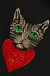 Tunic Cat flare - black - #5