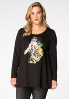 Tunic Snowwhite flare - black - #1