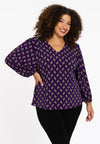 Top FOULARD - purple 