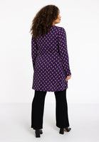 Tunic wide bottom FOULARD - purple - #3