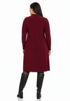 Dress collar DOLCE - dark red
