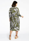 Blouse midi BATIK LEAVES - green - #3