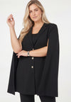Blazer cape sleeve ECO VERO - black - #3