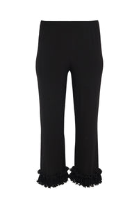 Trousers relaxed frill UNI DOLCE - black - #4
