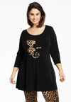 Tunic cats DOLCE - black 