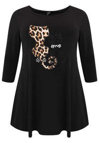 Tunic cats DOLCE - black - #4